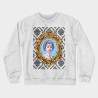 Queenie Eye - Surreal/Collage Art Crewneck Sweatshirt